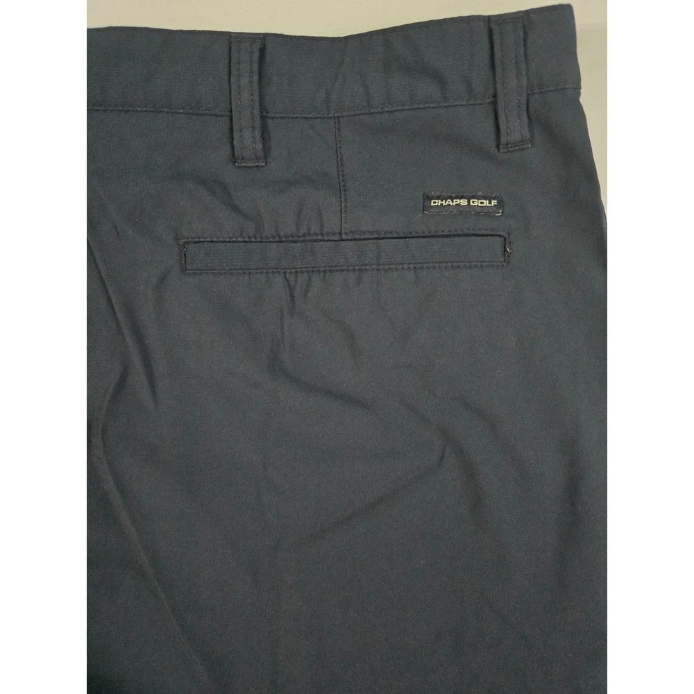 Chaps Golf 78 Mens Navy Blue Performance Cargo Shorts Size 42 Stretch Activewear